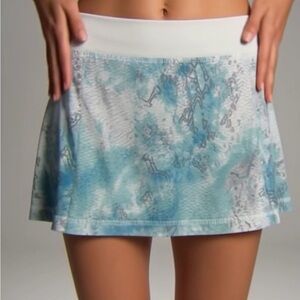 Women’s Small Blue Gray and White Tennis Skirt Size Small (4-6)